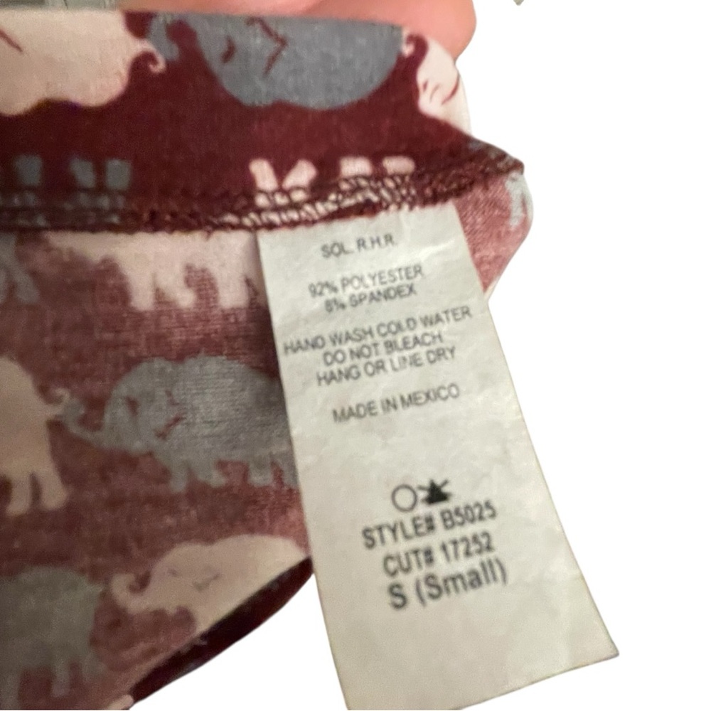 Elephant Print Long Sleeve Top - Picture 3 of 3